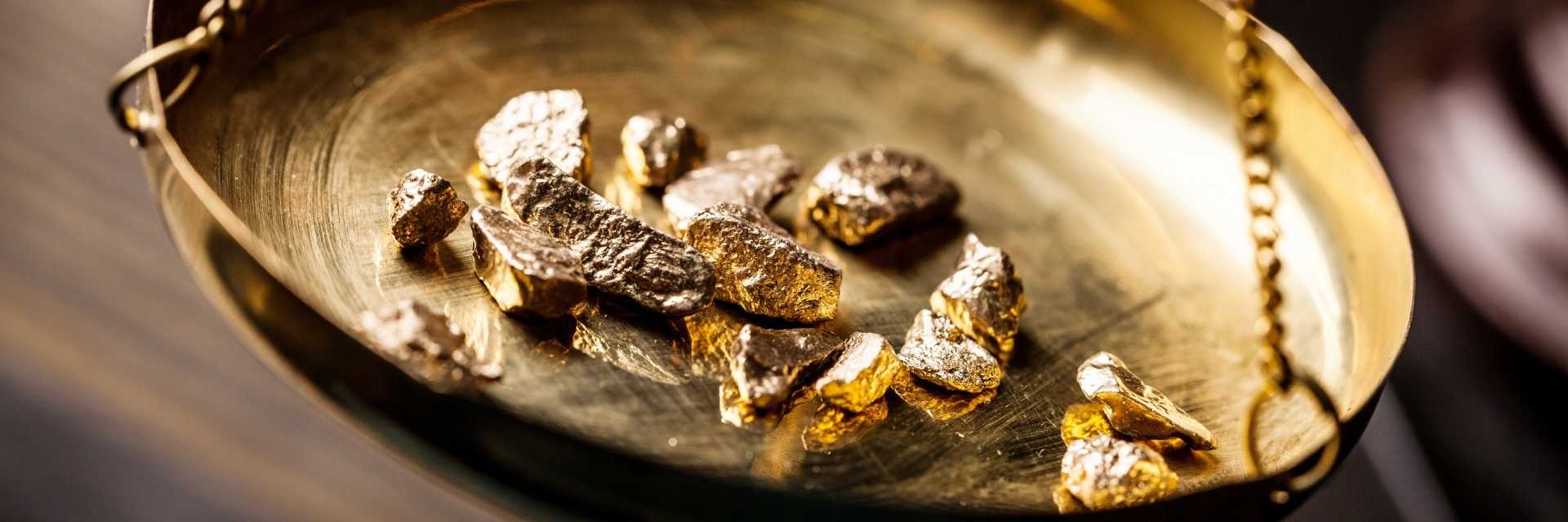Gold Nuggets in a Measuring Scale